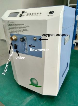 นักกีฬา 100LPM ใช้เครื่องสร้างสารพิษในการฝึกอบรมระดับความสูง
